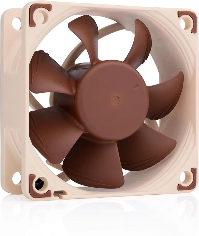 Noctua NF-A6x25 FLX, Tyst Premiumfläkt, 3-pin (60 mm, Brun)