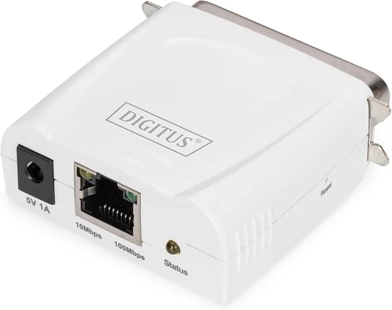 DIGITUS Snabb Ethernet-skrivarserver
