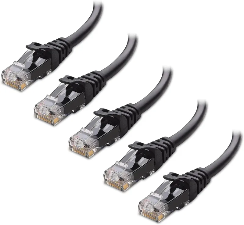 Cable Matters 5-pack Snagless Short Cat6 Ethernet-kabel