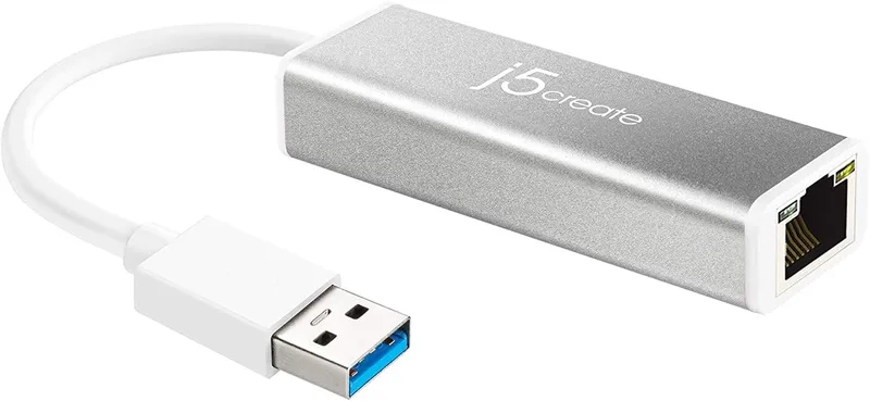 j5Create JUE130 USB 3.0 Gigabit Ethernet-adapter nätverkskort