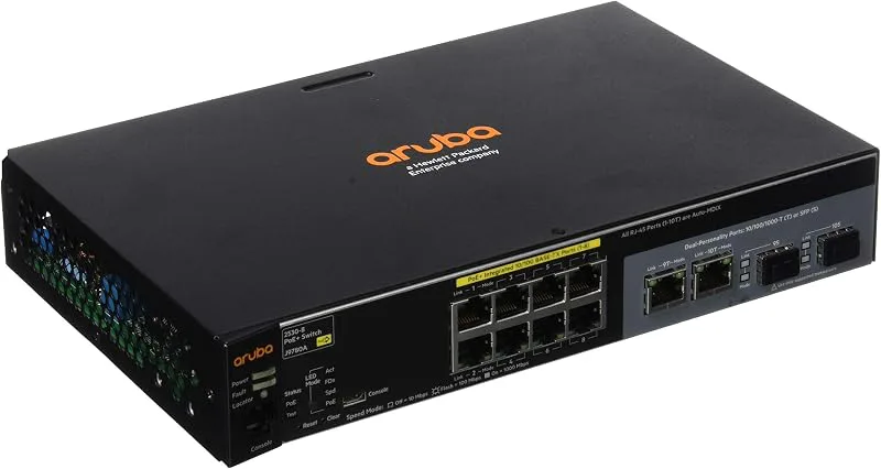 HP J9780A nätverksswitch (16 000 ingångar, 5,6 GB/s, PoE+, 76,7 watt)