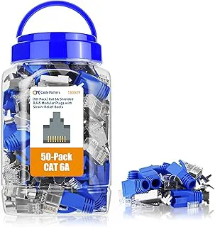 Cable Matters Set med 50 stycken skärmade RJ45-kontakter