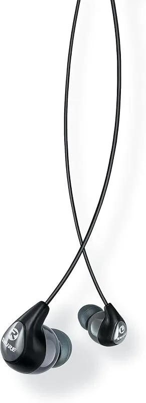 Shure SE112-GR Hörlurar Kabel I öra Samtal/musik Svart, Grå