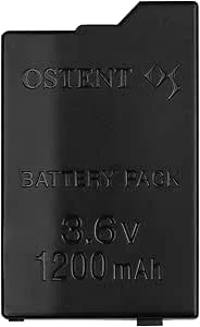 OSTENT 1200mAh 3.6V Uppladdningsbart litiumjonbatteri för Sony PSP 2000/3000