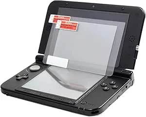 OSTENT Top+Bottom Clear Screen Protector LCD Film Guard Skin Compatible for Nintendo 3DS LL/ XL Pack of 3