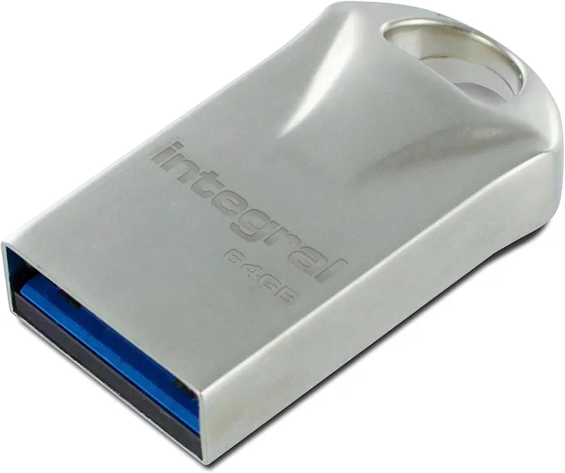 Integrerat 64 GB USB-minne 3.2 Gen 1 Flash Drive Fusion metallhölje upp till 90 MB/s