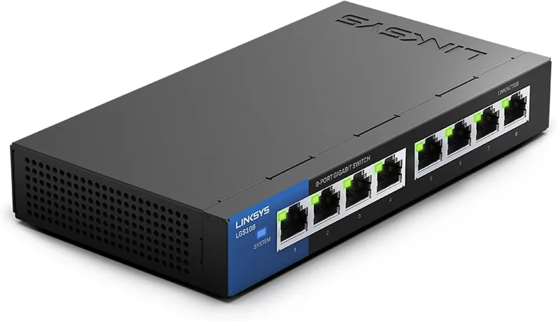 Linksys LGS108 8-port Gigabit switch
