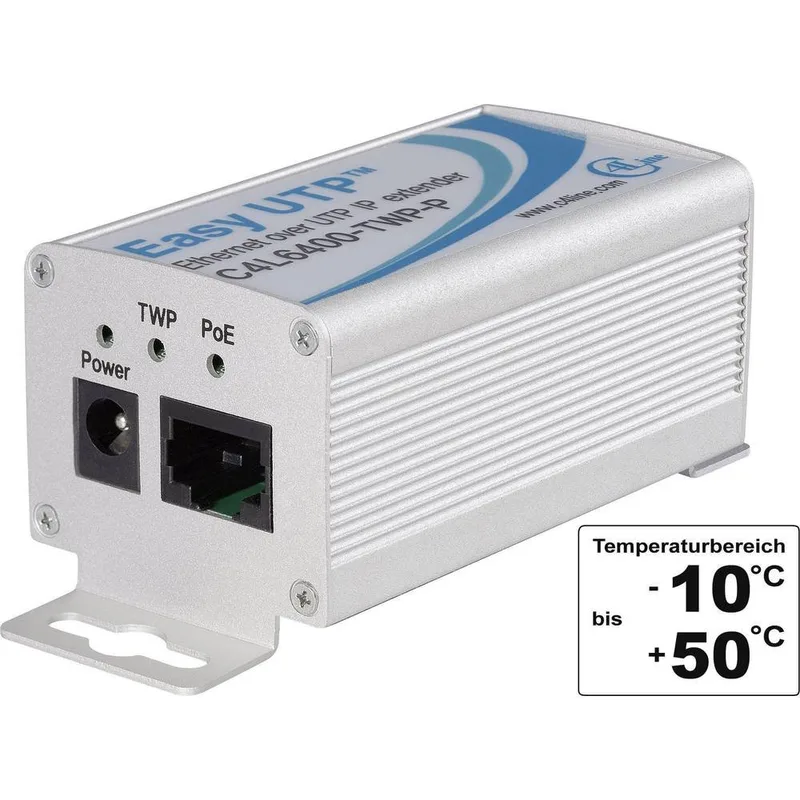 Renkforce RF-1601832 nätverksförlängning 2-tråd 100 MBit/s PoE
