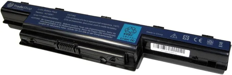 Trade-Shop Högpresterande laptopbatteri 8800 mAh för Acer Aspire V3-571-6643 V3-771G-9665V3-771G-9875 V3-571G-6602 V3-571G-6641 V3-571G-9435 V3-731-46
