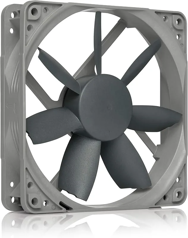 Noctua NF-S12B redux-1200, Tyst Fläkt, 3-Pin, 1200 RPM (120 mm, Grå)