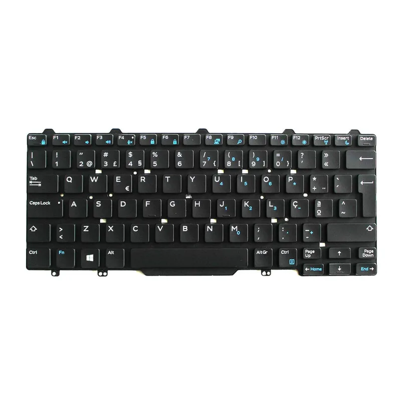 Origin Storage KB-GVM25 portugisiskt tangentbord till Dell Latitude E6540, svart