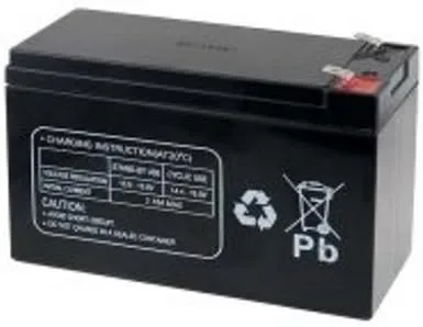 Heib Kvalitet och ström – batteri för UPS APC back-UPS ES 550 – blysyra – PB – 12 V – 7,2 Ah