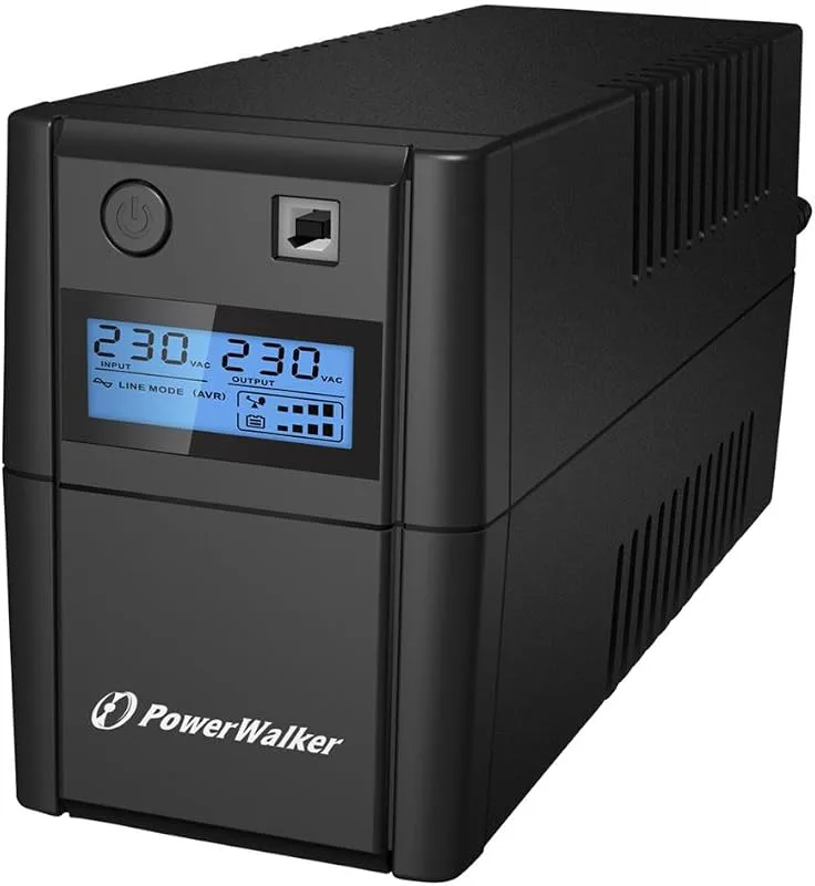 PowerWalker VI 650SE LCD/IEC avbrottsfri strömförsörjning (UPS)