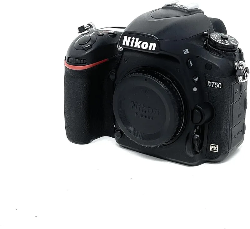 Nikon D750 Digital SLR-kamera i fullformat (24,3 MP, Full HD-video, EXPEED 4-processor, 3,2 tum/8 cm lutningsbar skärm m
