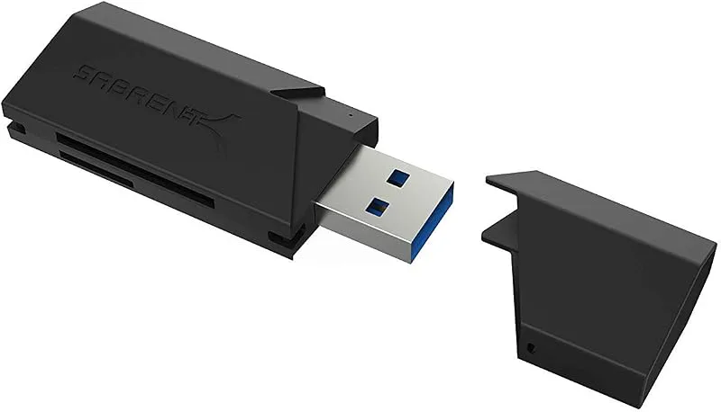 SABRENT SD, Micro SD-kortläsare, USB 3.2 gen 1