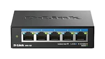 D-Link DMS-105 5-portars omanagerad multigigabit-switch