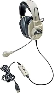 Califone Multimedia-headset med USB-kontakt