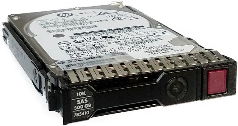 HPE 300 GB 12G SAS 10K 2,5 tum SC ENT HDD