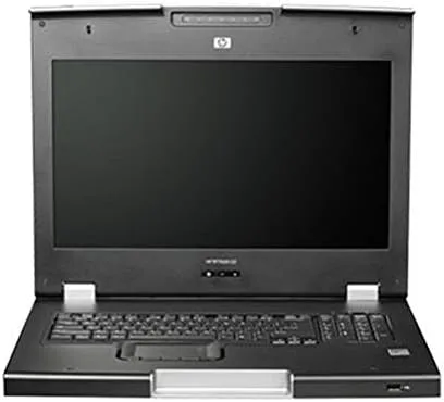 HPE LCD8500 - USB KVM-konsol - 18,51 tum (18,51 tum) synbar) - monterbart ställ - 1600 x 1200-187 cd/m² - 700:1-16 ms -