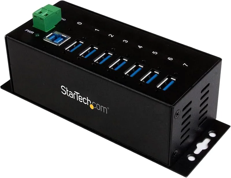 StarTech.com Industriell 7-portars USB 3.0-hubb