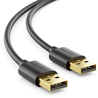 deleyCON 2m USB 2.0 A‑kontakt till A‑kontakt Kabel