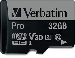 Verbatim Pro U3 Micro SDHC minneskort med adapter