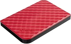 Verbatim Store 'n' Go Gen 2 extern hårddisk 1 TB, 2,5 tum, USB 3.0, röd