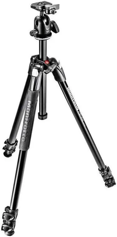 Manfrotto 290 Xtra 3-sektionsstativ i aluminium med 496 kulled