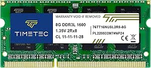 Timetec 8 GB DDR3L / DDR3 1600 MHz PC3L-12800