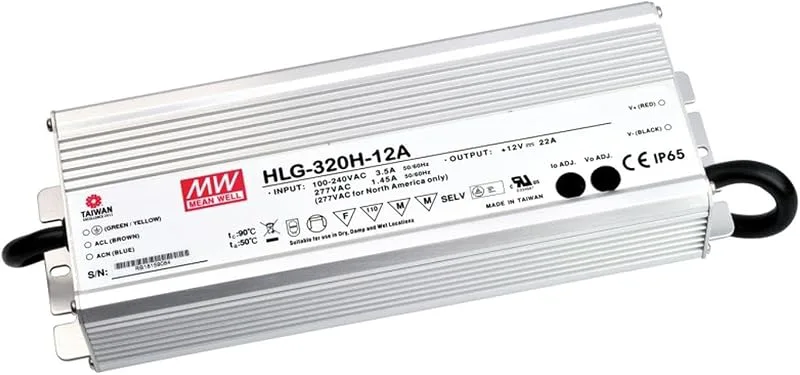 Mean Well LED-nätdel 264 W 12 V 22 A