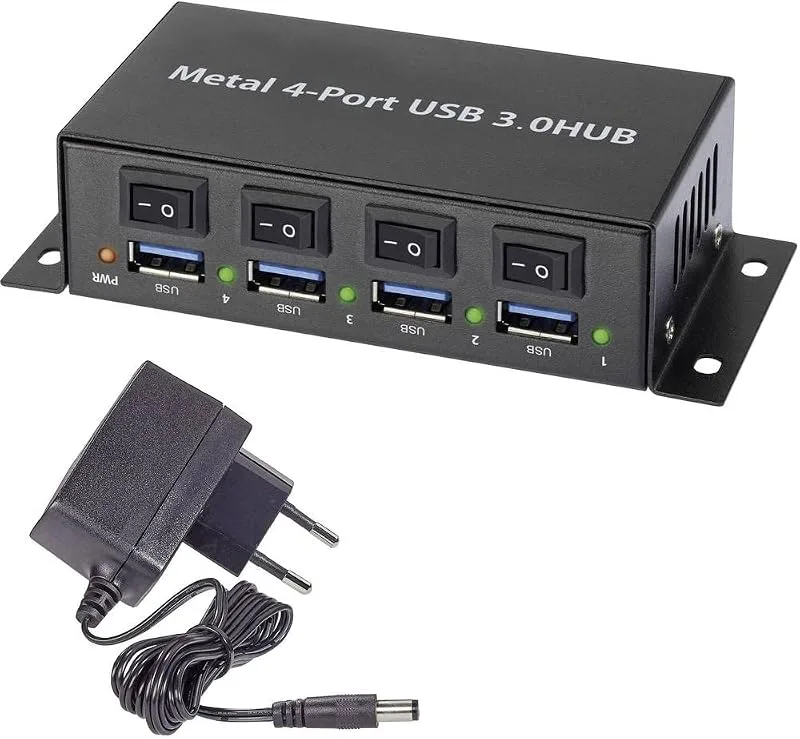 Renkforce RF-3955362 USB-hubb 4 Port