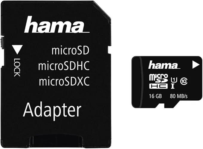 Hama microSD 16 GB minneskort