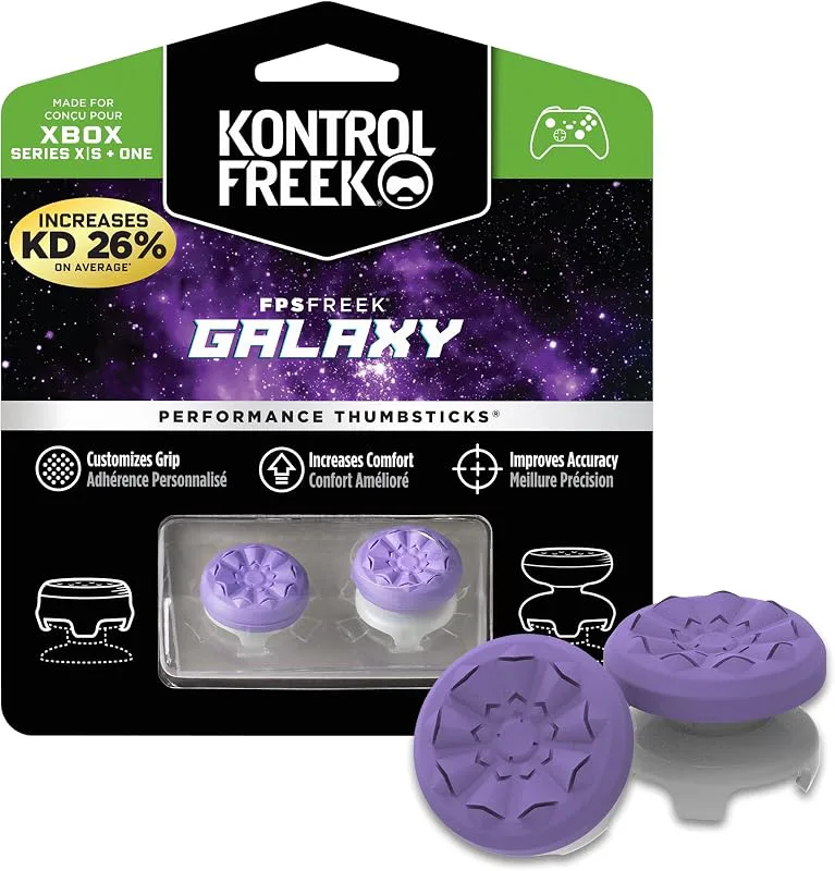KontrolFreek FPS Freek Galaxy Lila för kontroll till Xbox One och Xbox Series X