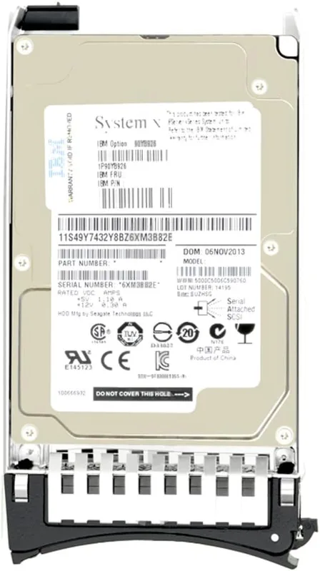 IBM 146 GB 15K SAS 6 Gb/s 2,5 tum SFF HS hårddisk