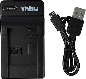 vhbw USB-laddare kompatibel med Samsung kamera