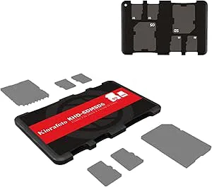 Kiorafoto Förvaringsfodral för 2 SD-kort + 4 TF
