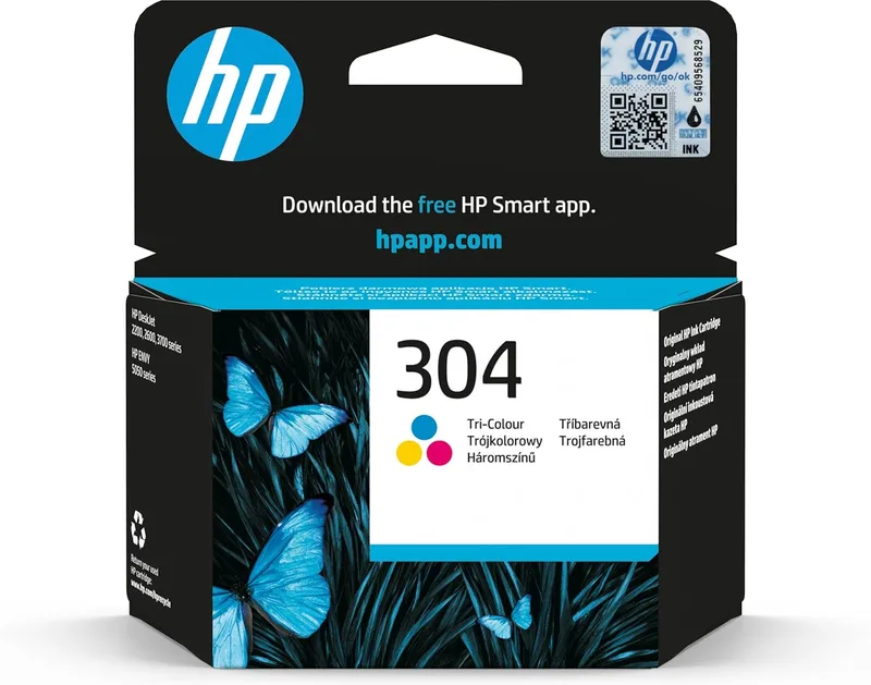 HP 304XL bläckpatron, färg (cyan, magenta, gul)