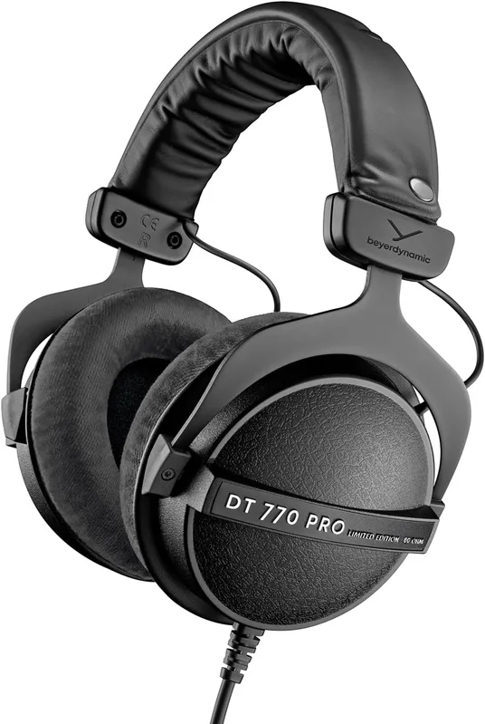 beyerdynamic DT 770 PRO 80 Ohm Black Limited Edition Sluten design