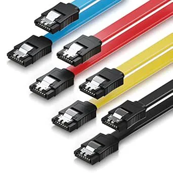 deleyCON 4x 50cm SATA III-Kabel