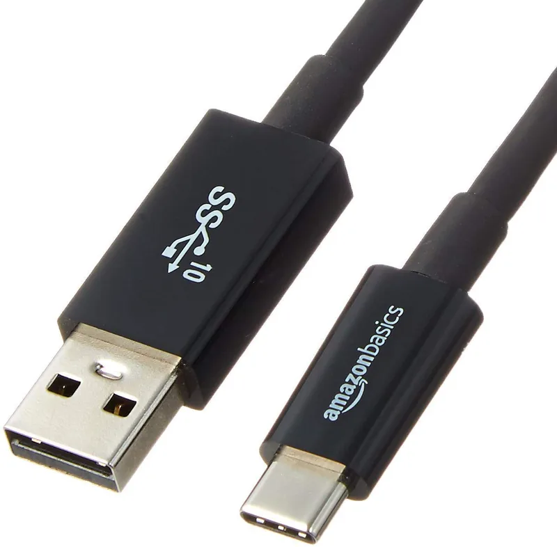 Amazon Basics USB-C till USB-A 3.1 Gen 2 adapterladdningskabel