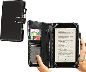Navitech svart bokstil/fodral för Haehne MiniPad