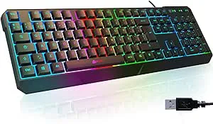 KLIM Chroma speltangentbord QWERTZ tysk