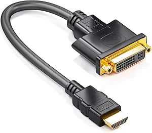 deleyCON HDMI till DVI-Adapterkabel