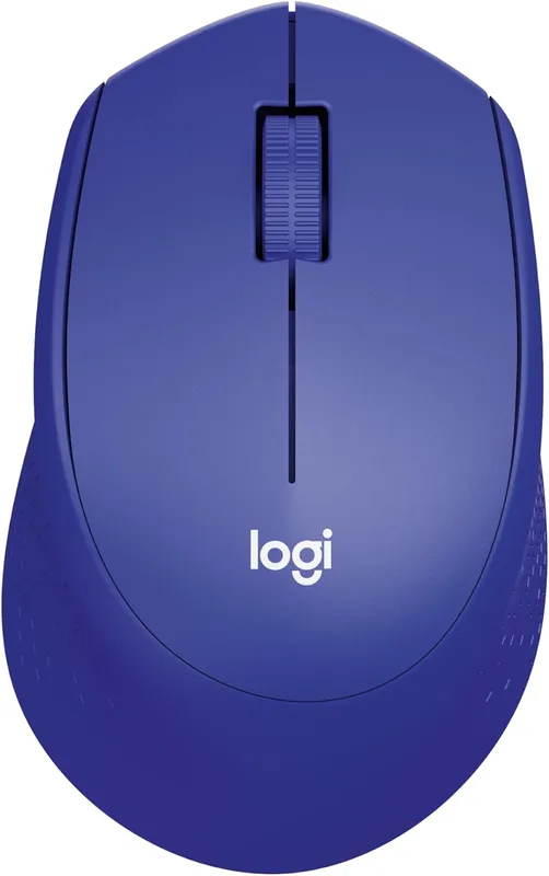 Logitech M330 Silent Plus Wireless Mouse, 2.4GHz med Nano USB mottagare, 1000 DPI Optisk sensor, 3 Knappar, 24-Månaders batteritid, PC/Mac/Chromebook