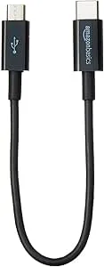 Amazon Basics anslutningskabel USB-C till mikro USB typ B