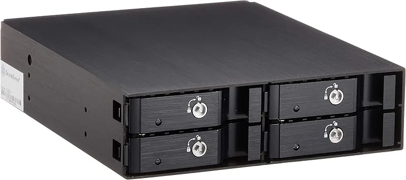 SilverStone SST-FS204B – aluminiumbrickfri Hot Swap mobilställ