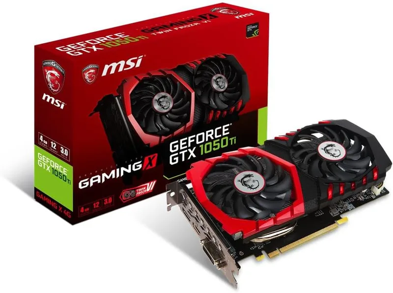 MSI GeForce GTX 1050 Ti 4GB GDDR5