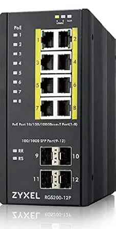 ZYXEL RGS200-12P 12 Port Managed POE SWITC