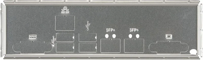 SUPERMICRO 1U I/O SHIELD X10SDV-4C-7TP4F