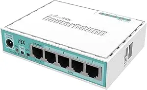 HUB SWITCH 5PTOS MIKROTIK HEX